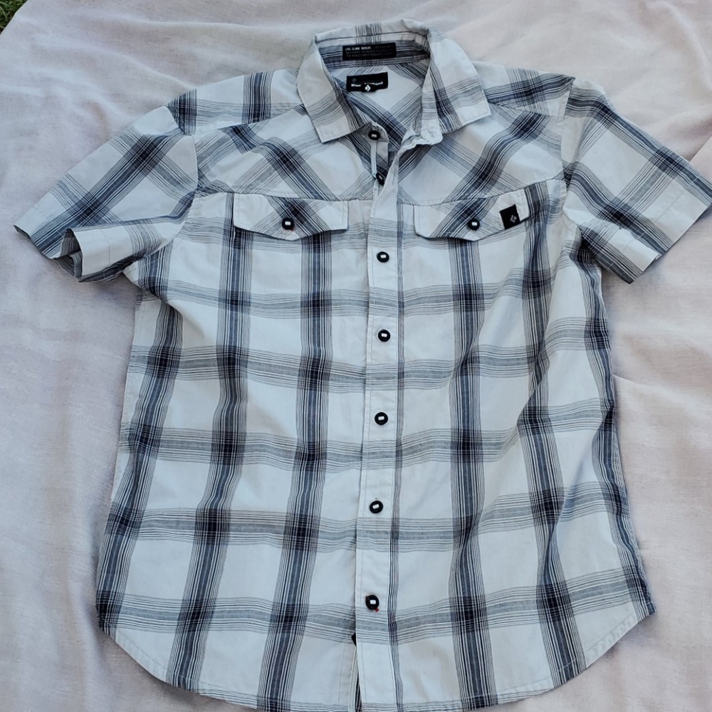 Black Diamond Mens Shortsleeve Button Down